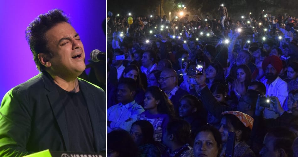 famous singer adnan sami performed in rose festival last day