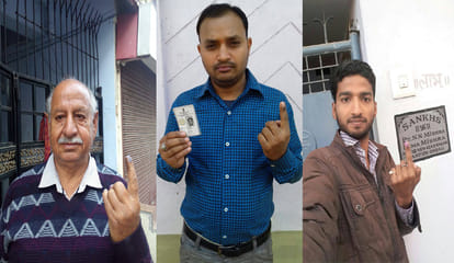 voter face with amar ujala