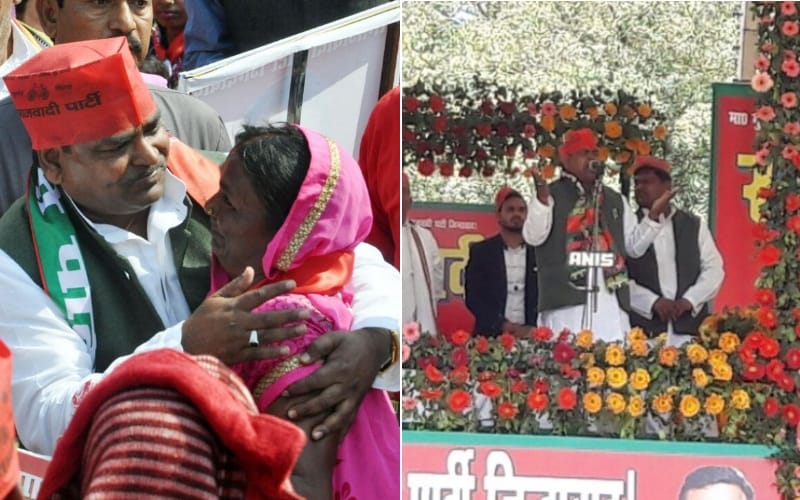 gayatri prajapati wept in amethi rally