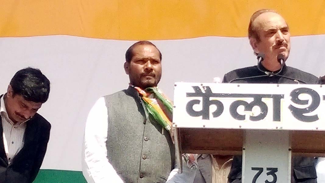 gulam nabi public meeting in fatehpur khaga