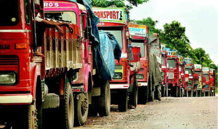 No Entry For heavy vehicles on National Highway 
