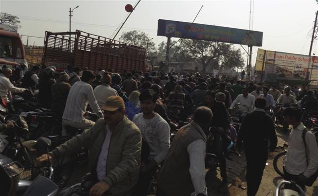 Bulldozer will encroach on the overbridge