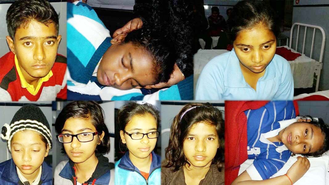 over 15 children ill from eating poisonous food