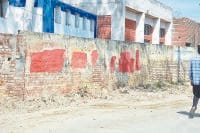 panipat, abuse, word, write, wall, jat, anger