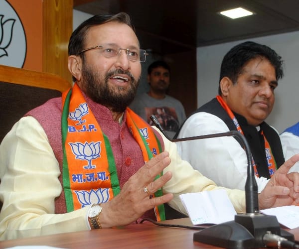  prakash javdekar in Lucknow.