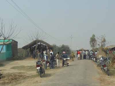 The truck landed in the current, driver killed