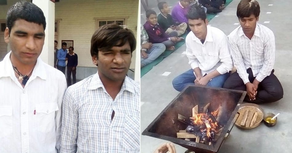 salute to blind muslim brothers, who did hawan and namaj at blind school of amritsat punjab