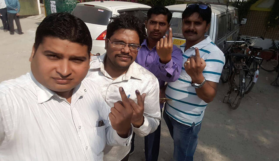 voter face with amar ujala