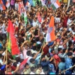 कांग्रेस और सपा के मिलकर चुनाव लड़ने की बात चल रही है।