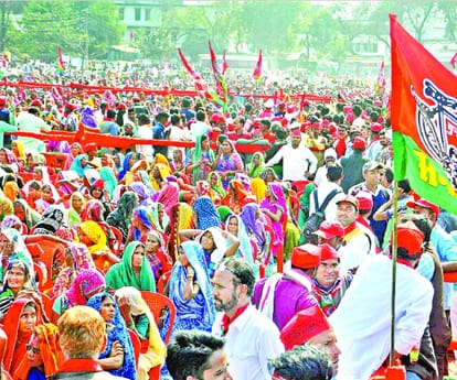 akhilesh yadav rae bareli rally