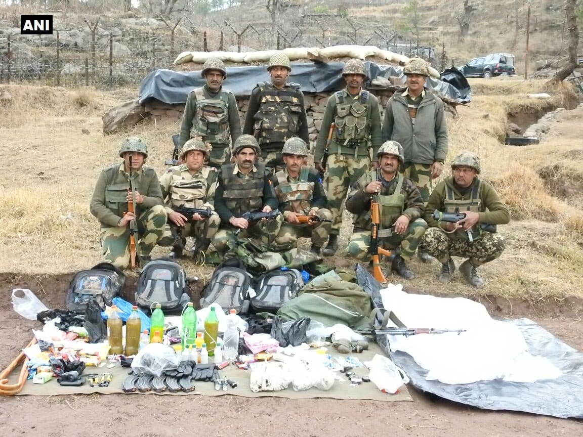 BSF 163 Battalion gunned down a terrorist in Keri Sector 