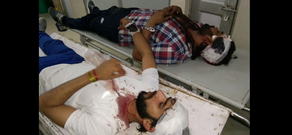 two groups bloody clash in neemka jail, two seriouslly injured
