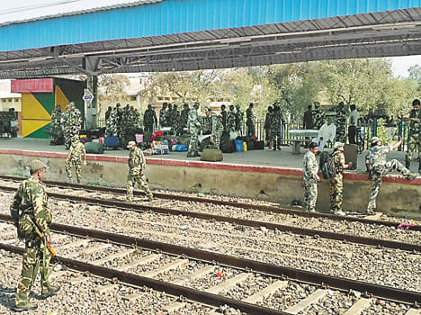  CRPF In the fourth phase lasted duty