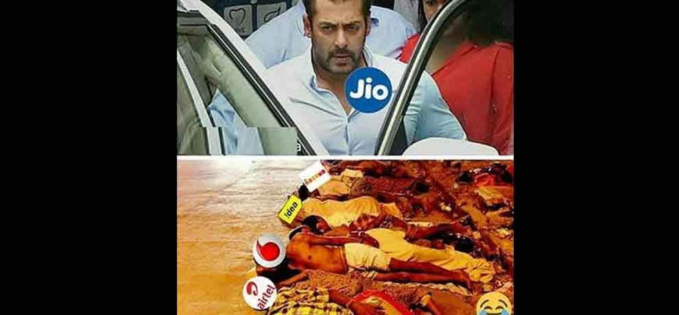 social media jokes on jio prime