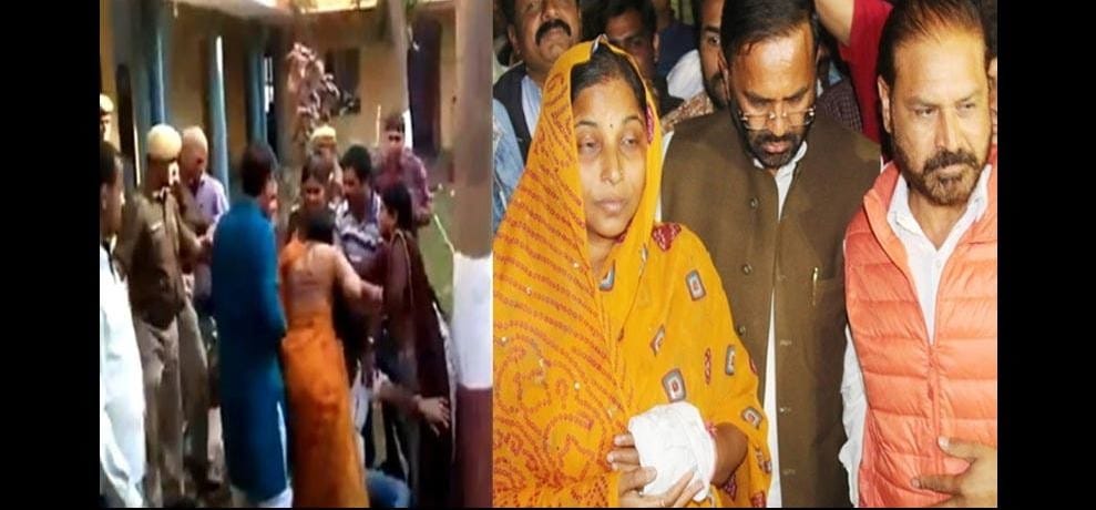 Husband slaped to SHO after MLA wife cut challan