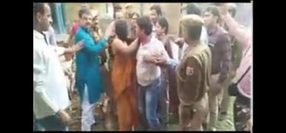 Husband slaped to SHO after MLA wife cut challan