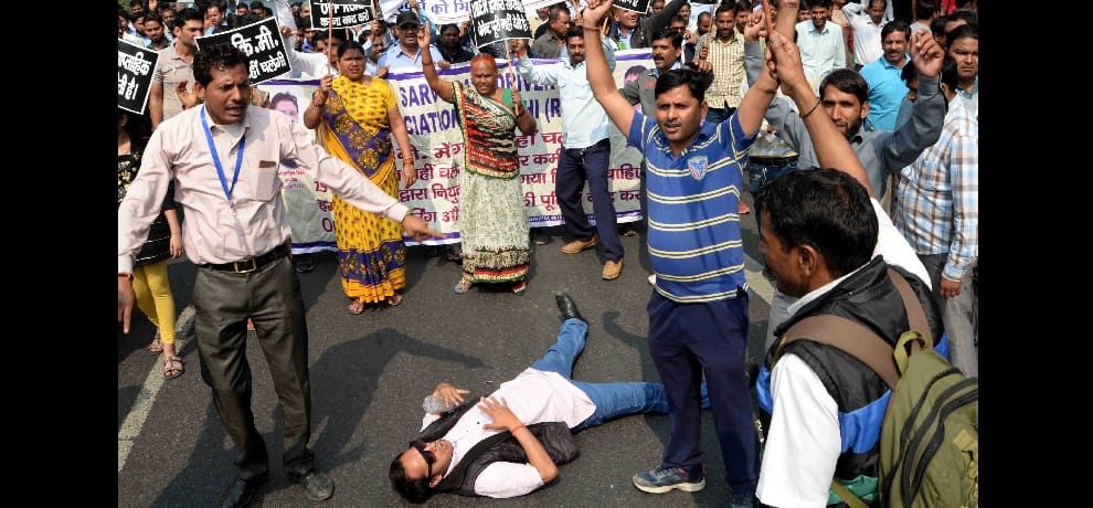 Ola Uber drivers protest march out, increasing the scope of reconciliation