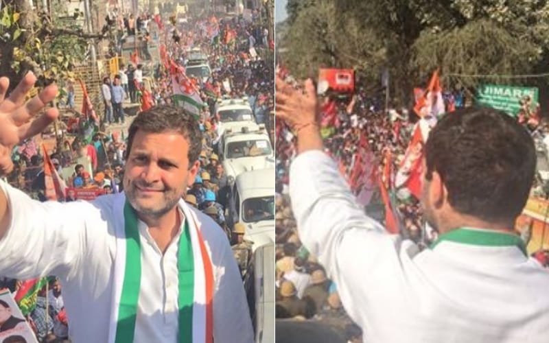 rahul gandhi at the Children's National Institute at Swaraj Bhawan 