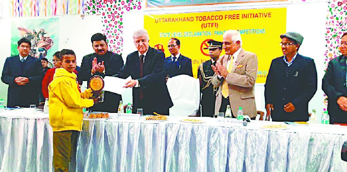 Rakesh finished second in the state-level speech contest