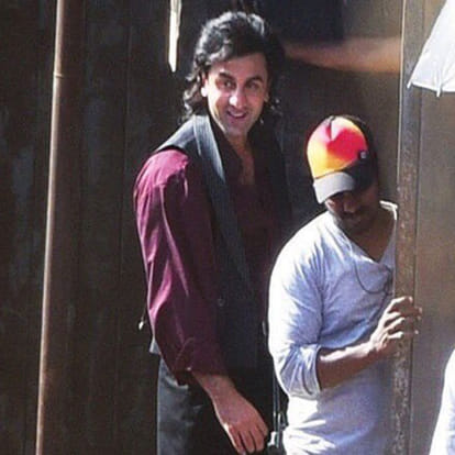 new look of ranbir kapoor for sanjay dutt biopic role