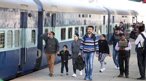 stone throwing on kalka shatabdi express train at ambala city of haryana