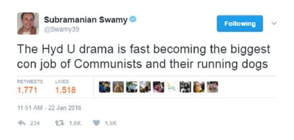 Subramanian Swamy speaking five reverse
