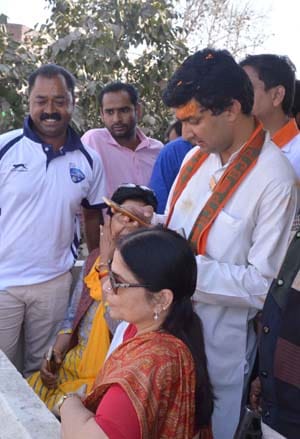 Ranjana's son Harsh proclaim dearly