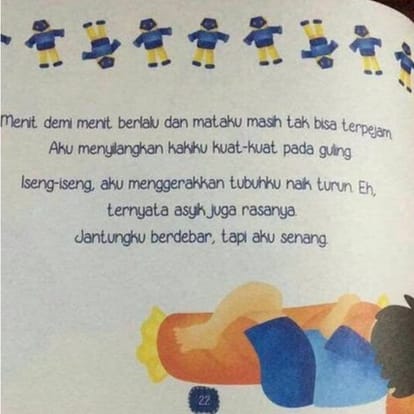  Children's book featuring masturbation causes stir in Indonesia