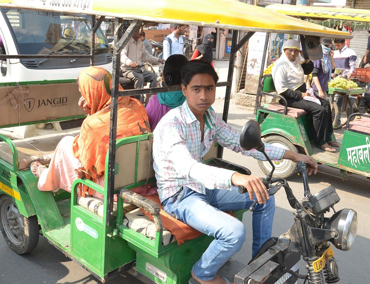 Minor can run rickshaws.