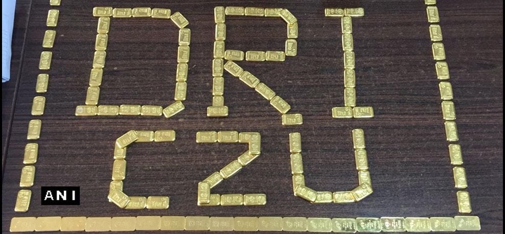 DRI seized around 11.9 kilo gold biscuits from two persons in tamil nadu