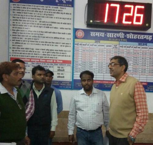 DRM check model railway station