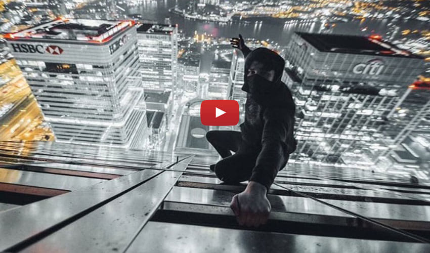 Teenage In London Climbs The second Tallest Building In The City