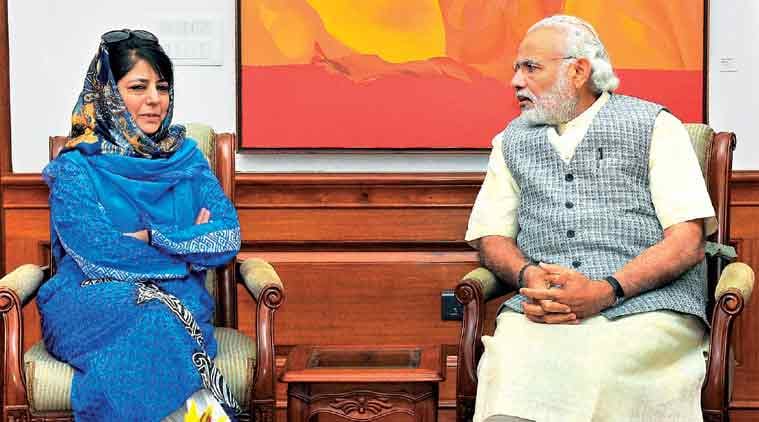 J&K CM Mehbooba Mufti calls on PM Modi