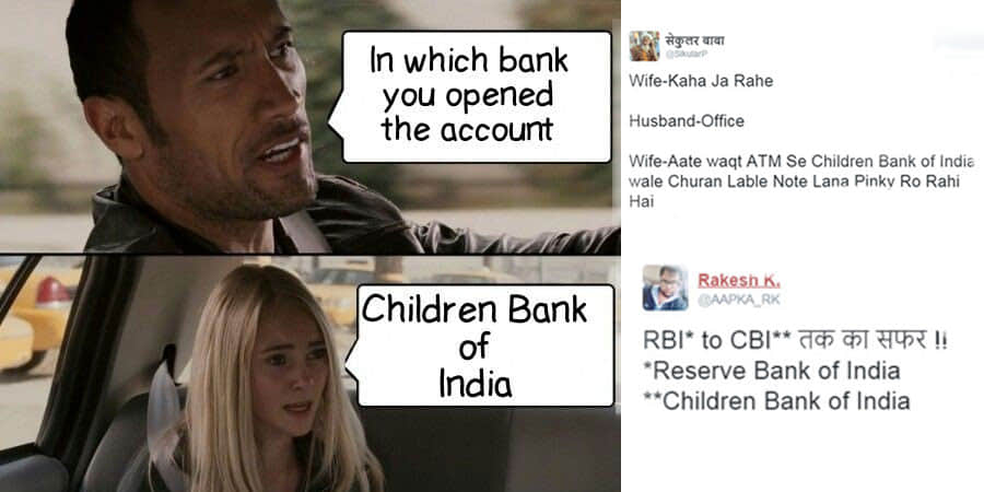 after fake 2000 note children bank of india trends on twitter