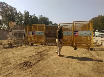 inld agitation for syl, highalert on punjab haryana border