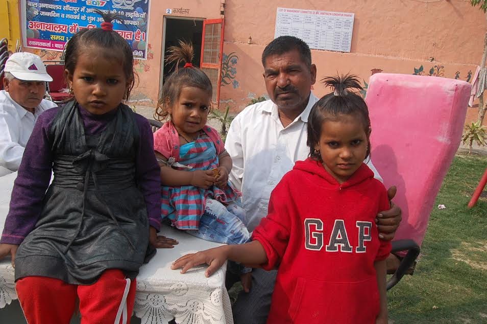 husband and wife not able to give proof of to be parents, three girl child sent to orphanage