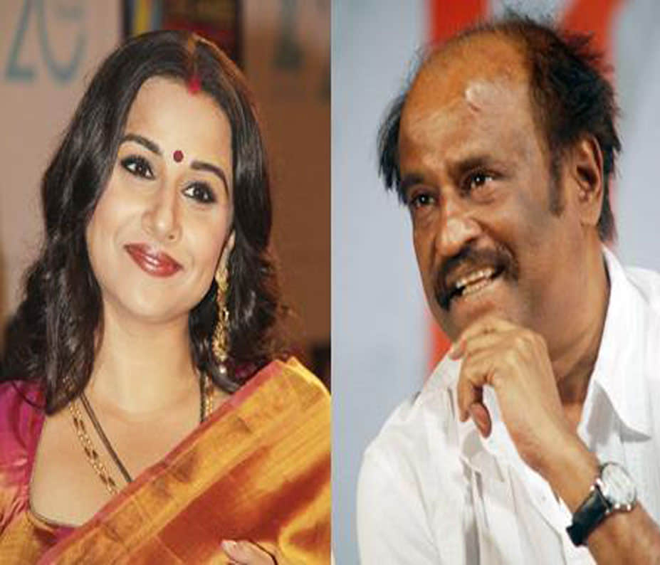 Vidya Balan to work with Rajinikanth !