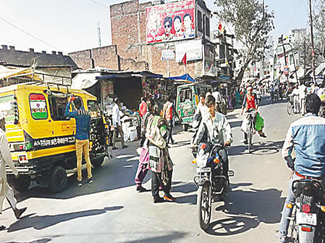The proposal for a four-lane road, stuck Fatehgarh-gursahaiganj