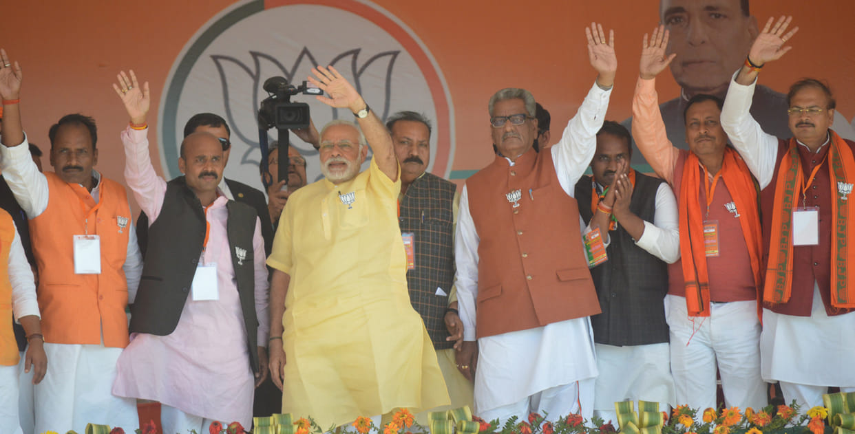 Modi addressed to public
