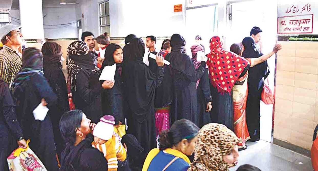 condition of district hospital