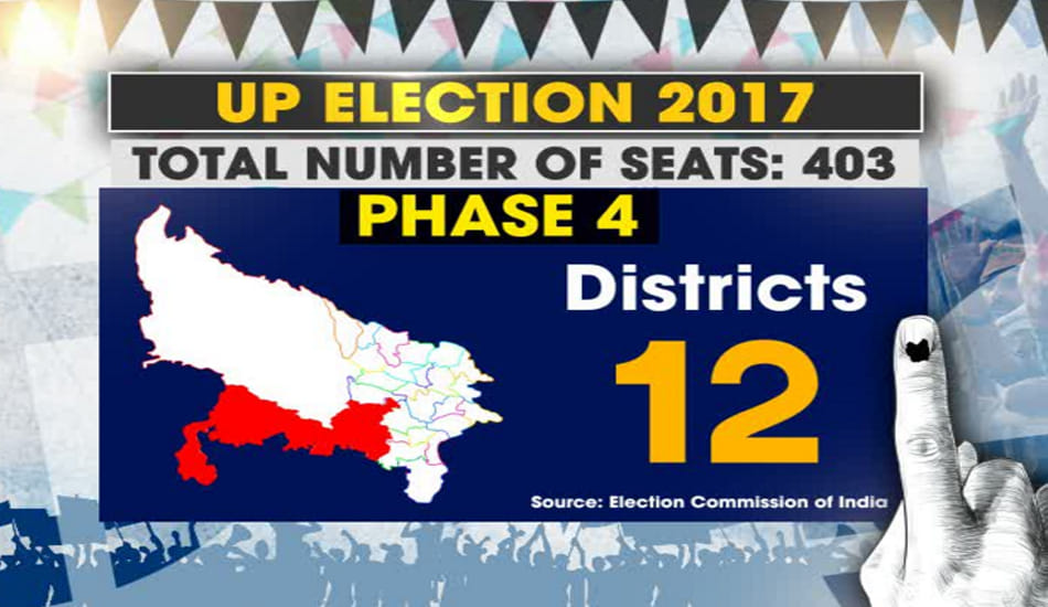 clash during election voting in up out of a polling station in allahabad