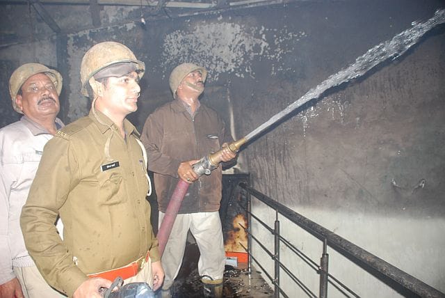 Bank of Baroda, a raging fire