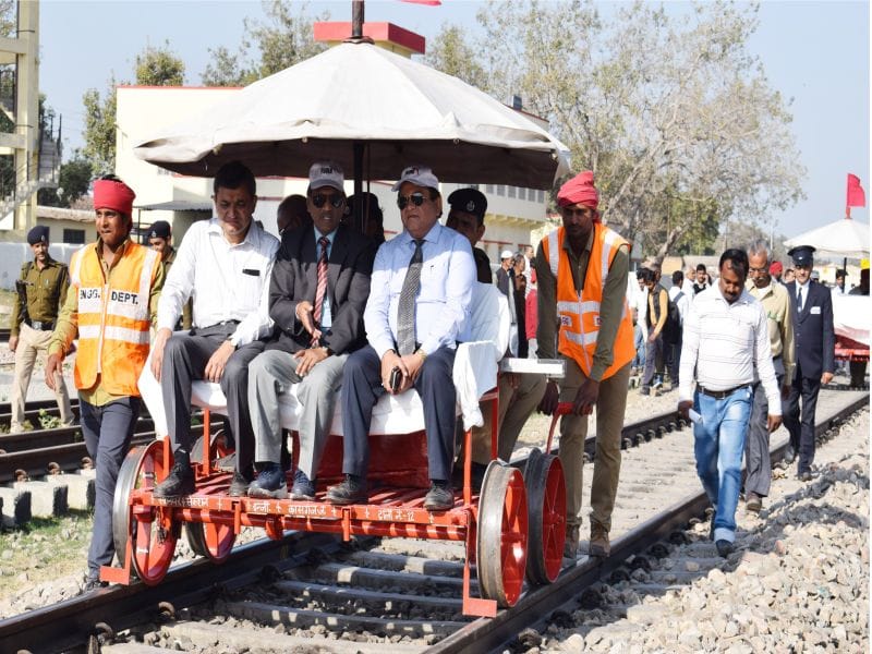 After the end of the code of conduct will be on the new railway line