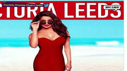 IN BAYWATCH POSTER WITH RED COLOUR ATTIRE, PC LOOKING ‘HOT’ 