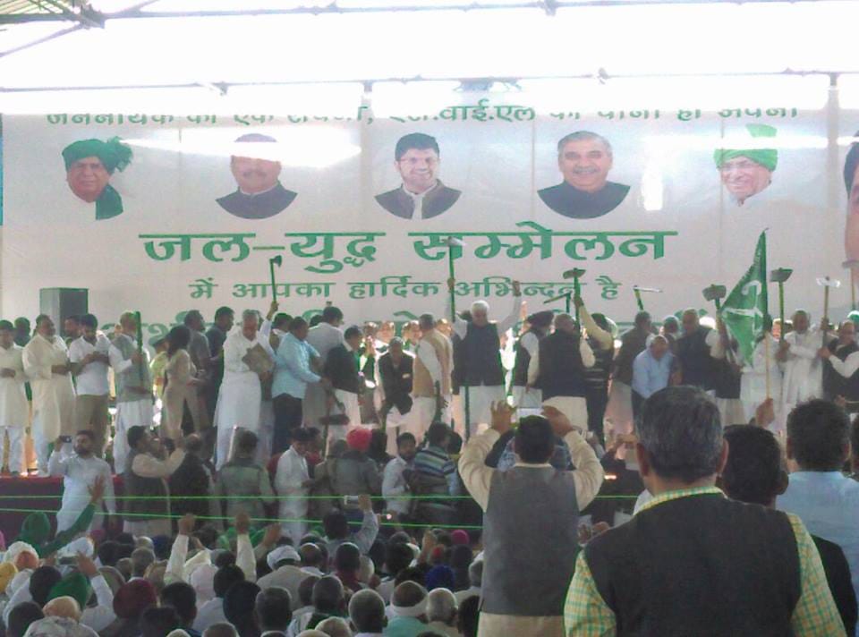 tension and highalert on punjab haryana border due to inld agitation for syl