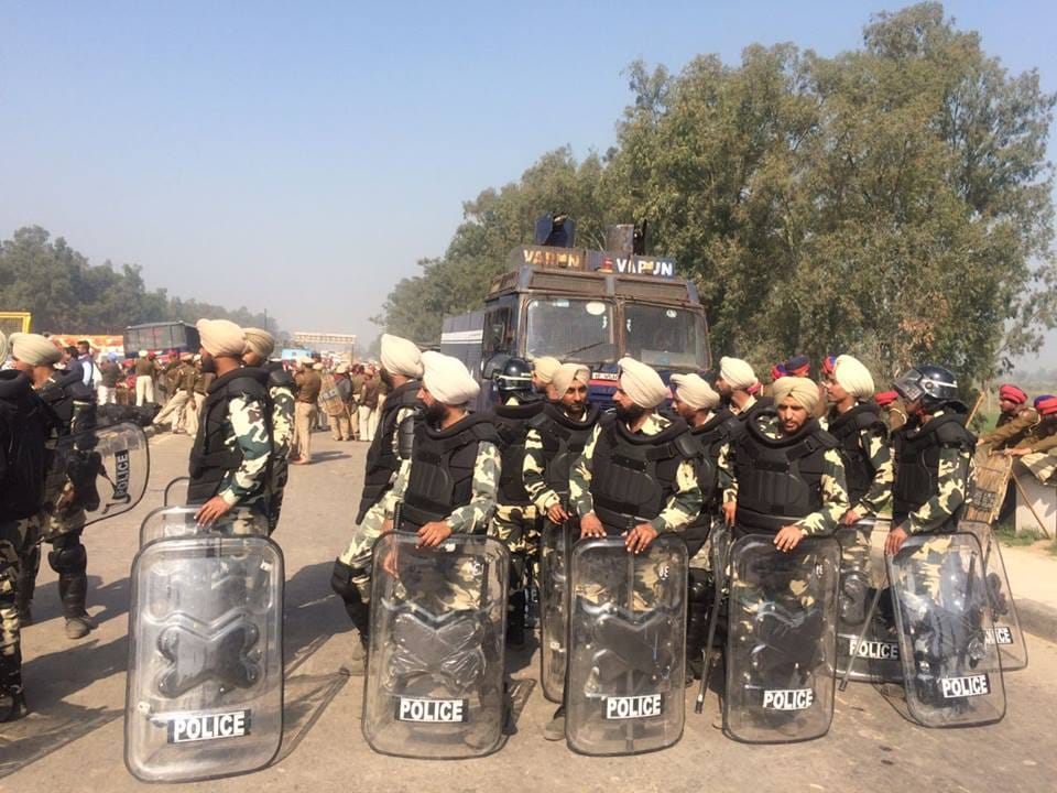 tension and highalert on punjab haryana border due to inld agitation for syl