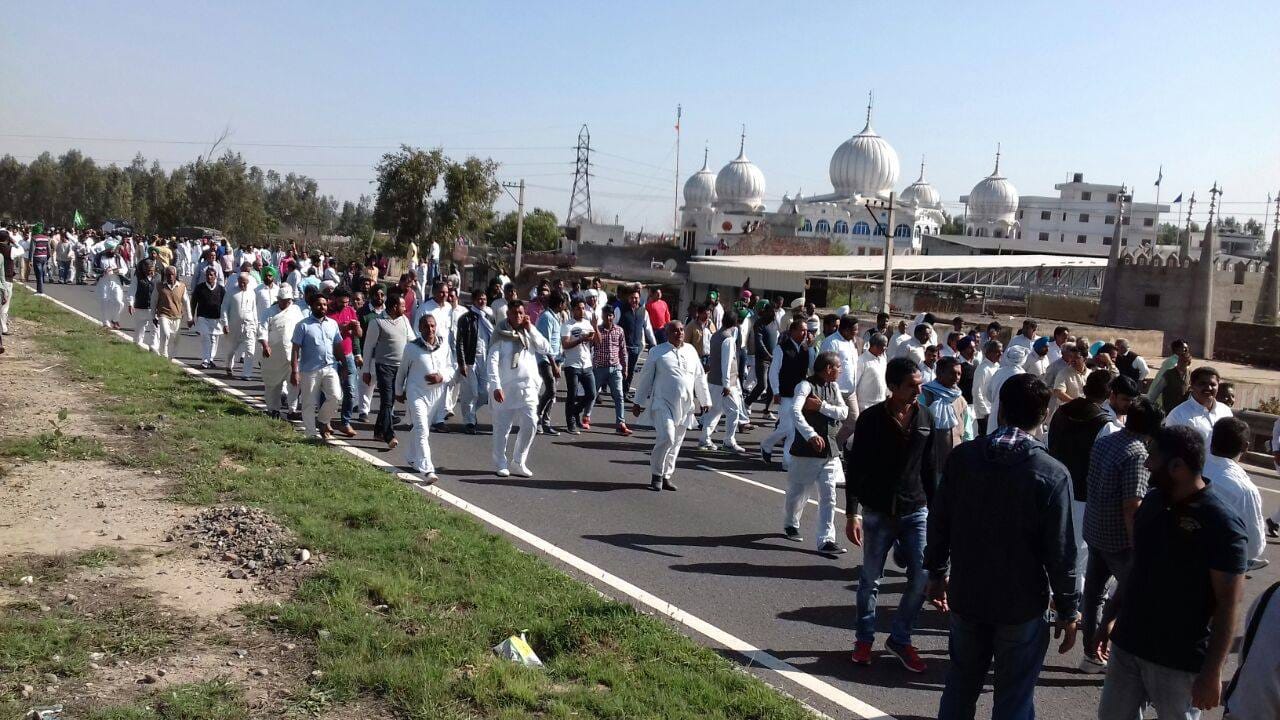 punjab-haryana border seal due to inld agitaion for syl cannel