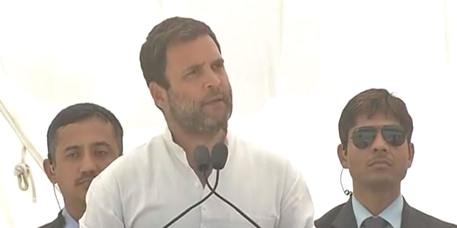 bomb recovered ahead of rahul gandhi's rally