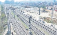 CRS, electric train, runm soon after inspection, jind 