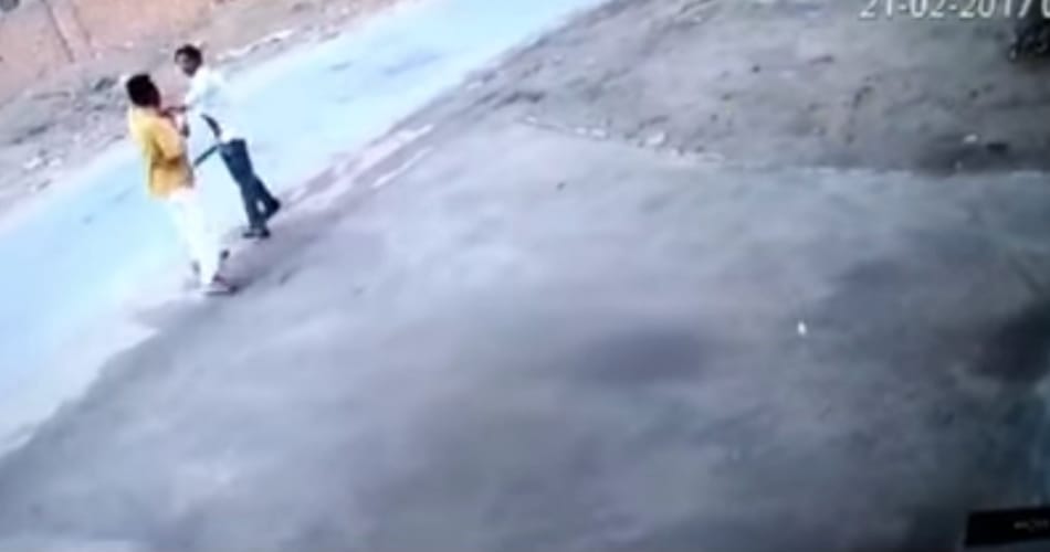 murder in sirsa haryana, video of this murder captured in cctv